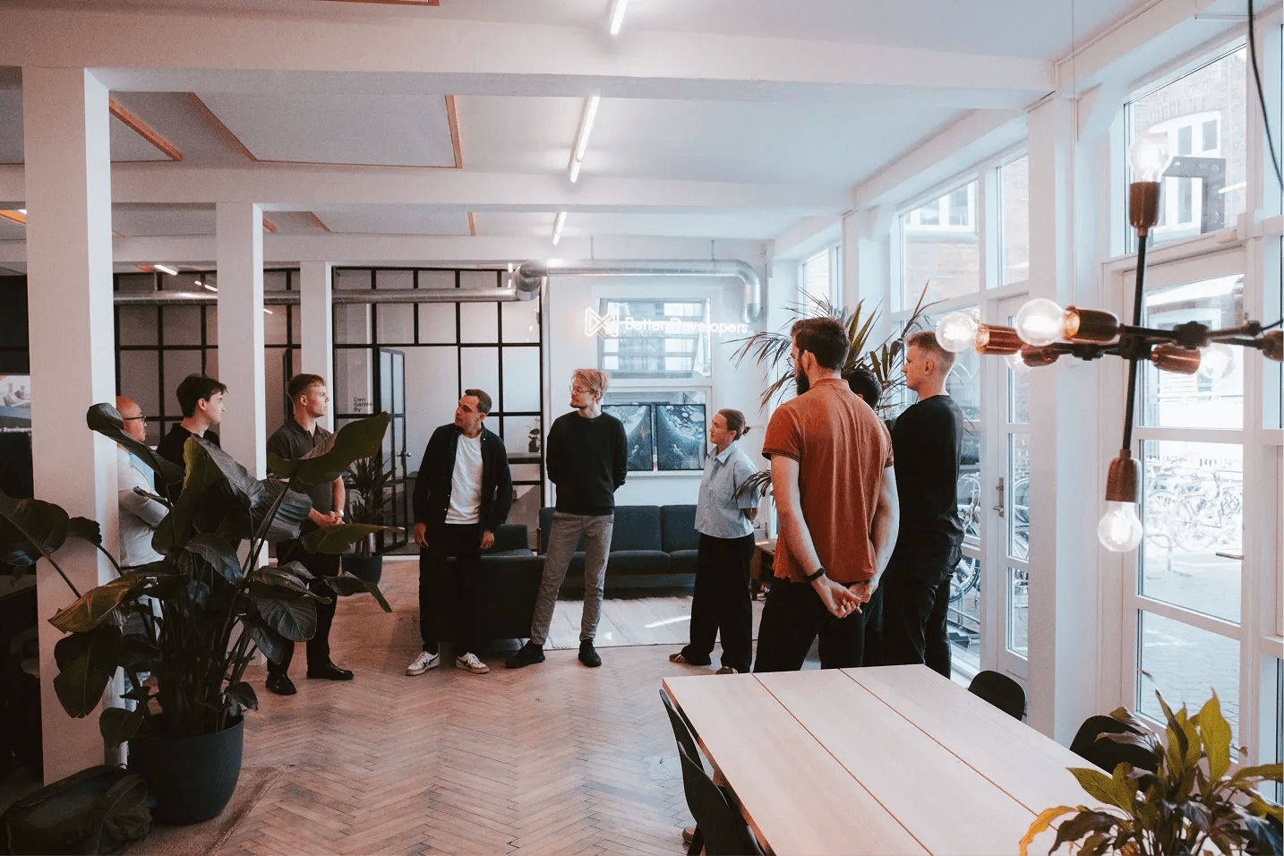 Better Developers team at the office
